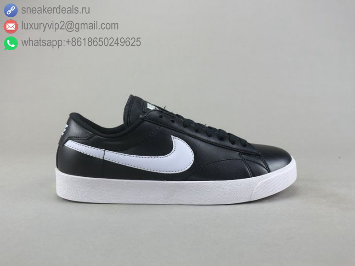 WMNS NIKE TENNIS CLASSIC AC LOW BLACK WHITE LEATHER UNISEX SKATE SHOES